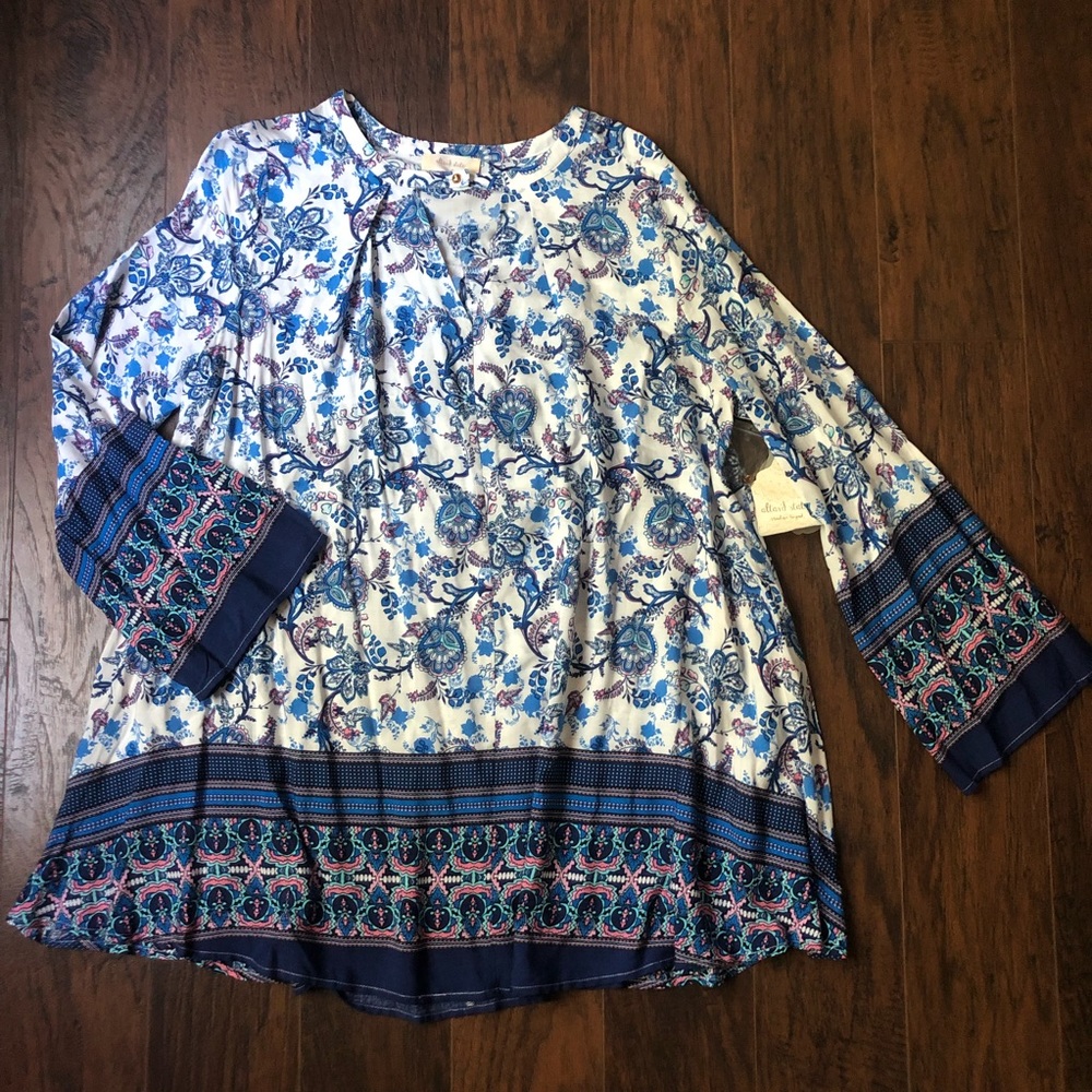 Altar’d State Floral Long Sleeve Dress NWT Large